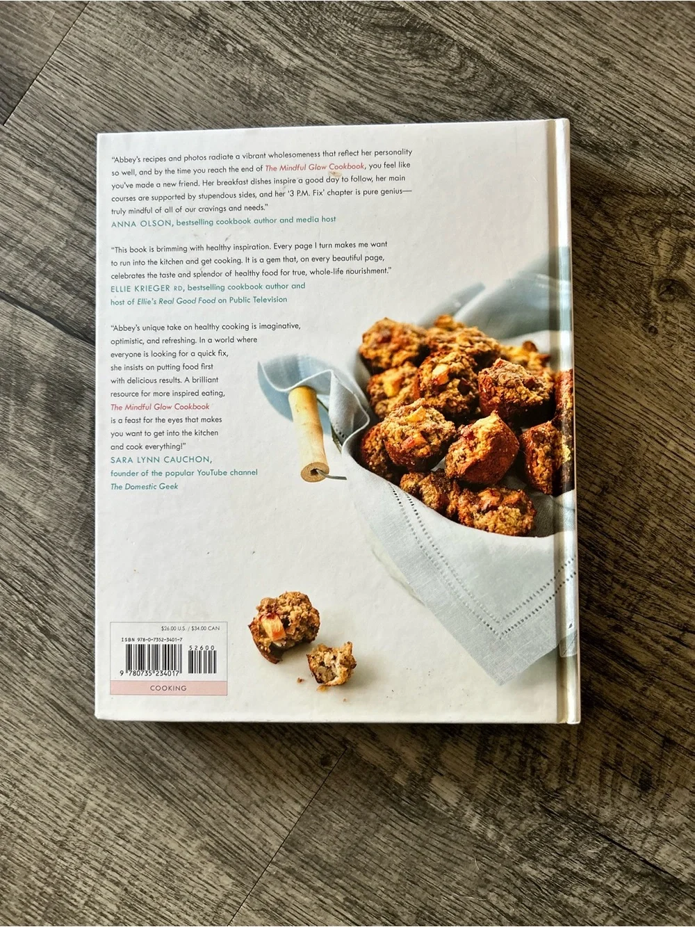 The Mindful Glow Cookbook by Abbey Sharp - White Cover